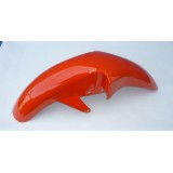 KAPOTA - PŘEDNÍ BLATNÍK - RED STYLE (ČERVENÁ SIGNÁLNÍ-CIHLOVÁ) - UCHYCENÍ NA BŘEZNICKÉ VIDLICE